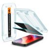 Spigen Glass.TR EZFit Zasebnost z aplikatorjem, 2 kosa, Zaščitno kaljeno steklo, iPhone 16 Pro