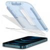 Spigen Glass.TR EZFit cu aplicator, 2 bucăți, Folie de sticlă securizată, iPhone 12 Pro Max