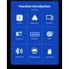 Motocyklowy wyświetlacz IPS 8,1" z bezprzewodowym Apple CarPlay i Android Auto
