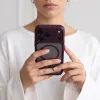 iPhone 17 Pro / 18 Pro dėklas – Tech-Protect MagPeak MagSafe CC – vyno raudona matinė