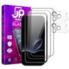 JP Full Pack Σκληρυμένων Γυαλιών, 2x 3D γυαλί με εφαρμοστή + 2x γυαλί για φακό, iPhone 17 Pro Max