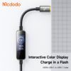 Mcdodo Datenkabel mit TFT-Display (CA-8750) USB-C auf USB-C, 240 W, 1,2 m - Schwarz
