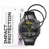 Techsuit Nano Flex Displayschutzfolie für Huawei Watch GT 5 Pro 46mm - Flexible PMMA Schutzfolie - 2 Stück - Schwarz