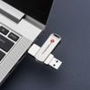 Forcell F-Data Metal Duo Pendrive 32GB (USB-A / USB-C), ασημί