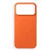 iPhone 17 Pro Max / 18 Pro Max silikona vāciņš – Silicone Mag Cover MagSafe – oranžs