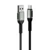 Forcell F-Energy καλώδιο USB A - USB-C, QC4.0, 3A, 66W, 0,25 m, μαύρο