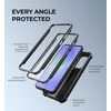 Dexnor 360 Kickstand Camprotector etui Samsung Galaxy A36, črn