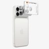 iPhone 18 Pro Max kaamerakaitse – Spigen Optik Pro XL TR EZ Fit paigaldusraamiga karastatud klaas – hõbedane