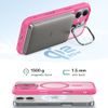 Θήκη ESR Classic Hybrid HaloLock Kickstand, iPhone 17, frosted pink