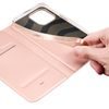 Dux Ducis Skin Pro case, knižkové púzdro, iPhone 15 Pro, ružové