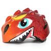 Wozinsky Kinder Fahrradhelm S (50-54 cm) mit Drachen-Motiv - Rot
