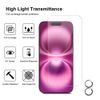 JP Mega Pack Szkło hartowane, 3 szkła na telefon z aplikatorem + 2 szkła na obiektyw, iPhone 16