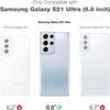 Samsung Galaxy S21 Ultra dėklas – Suritch 360 Marble – rožinė