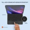 FIXED Typee Alu tok vezeték nélküli billentyűzettel, Apple iPad 10.9 2022 / iPad 11 2025, CZ, fekete