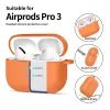 Tech-Protect Σιλικονούχα θήκη, Apple AirPods Pro 3, πορτοκαλί