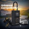 Techsuit (AI1) Kabelloser Kompressor GoInflate mit LED-Taschenlampe - 4000 mAh Akku - Digitaler Luftkompressor für Auto, Motorrad, Fahrrad - 150 PSI - Schwarz