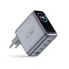 Tech-Protect Powervision NC140W-GAN 4portová nabíjačka, PD 140 W / QC 3.0, sivá