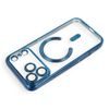 iPhone 17 Pro Max / 18 Pro Max vāciņš – Electro Mag Cover ar MagSafe – tumši zils