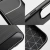 iPhone 17 Pro Max / 18 Pro Max silikona vāciņš Carbon