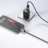 Mcdodo 4-in-1 Magnetisches Datenkabel Extreme Energy (CA-6560) - USB-C / USB-A auf USB-C / Lightning - 60 W - 1,2 m - Schwarz