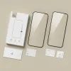 Xiaomi Redmi 17 4G / 5G aizsargstikls – Tech-Protect Fit+ rūdītā stikla komplekts 2 gab. – melns