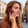 Tech-Protect Smart Wallet Schutzhülle für Samsung Galaxy S26 Ultra - Kartenfach und Smart Window - Weinrot