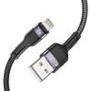 Tech-Protect UltraBoost Lightning kabel, 2,4 A, 1 m, černý