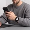Apple Watch 8 / 9 / 10 / 11 / 12 / SE / Ultra (44 / 45 / 46 / 49 mm) silikoninis dirželis – Tech-Protect Silicone – juoda