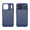 Etui Carbon, iPhone 17 Pro / 18 Pro, niebieskie