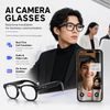Интелигентни AI очила CY03 с 8Mpx камера, Full HD видео, Bluetooth 5.3 и гласов асистент, черни