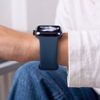 Tech-Protect Silicone rihm Apple Watch 8 / 9 / 10 / 11 / 12 / SE / Ultra (40 / 41 / 42 mm) – tumesinine