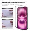 JP Full Pack gehärteter Gläser, 2x 3D Glas mit Applikator + 2x Linsenglasschutz, iPhone 16