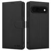 Tech-Protect Schutzhülle für Google Pixel 11 Pro XL - Elegantes gestepptes Wallet Case mit Magnetverschluss - Schwarz