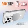 JP MagFit MagSafe etui z certyfikatem 3M SGS, iPhone 15 Pro, przezroczysty