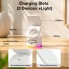 3-in-1 magnētiskais bezvadu lādētājs ar RGB apgaismojumu