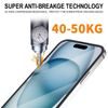 JP Titan extra wytrzymałe szkło hartowane, iPhone 16 Pro, czarne