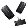 Borofone Kabelloses Lavalier-Mikrofon Lemai (BFK17) USB-C Dual Set für Vlogging und Content Creation - Schwarz