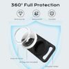 Techsuit BuddyGuard (DG1) Halsband Houder voor Apple AirTag - Zwart