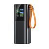 Aluminium Powerbanka pro nabíjení notebooků, 20 000 mAh, 100W, PD 3.0 s integrovaným výsuvným USB-C kabelem, černá
