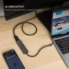 Alumínium USB-C elosztó FIXED HUB Core, 5 port, notebookokhoz és tabletekhez, 100W, PD 3.0, űrszürke