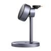 Mcdodo Kabellose Ladestation 3-in-1 (CH-2460) für Apple - 22,5W Qi2 Wireless Charger mit magnetischer Halterung - Grau