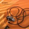 FIXED USB-C töltőkábel Garmin Forerunner / Fenix / Venu / Vívoactive / Instinct készülékekhez, 2m, fekete