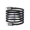 Maxlife magnetický kabel MXUC-11 USB-C - USB-C 1,0 m 100W, černý