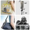 Blavec MagSafe Selfie Stick met Automatische Uitschuiving, Statief en Bluetooth Afstandsbediening - 160 cm - Zwart