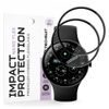 Google Pixel Watch 4 45mm apsauginė plėvelė – Techsuit Nano Flex PMMA – juoda, 2 vnt.