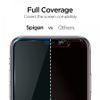Spigen Full Cover Glass FC Folie de sticlă securizată, iPhone 11, neagră