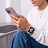 Tech-Protect Silicone kellarihm Apple Watch 8 / 9 / 10 / 11 / 12 / SE / Ultra (44 / 45 / 46 / 49 mm) – beež