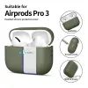 Tech-Protect Σιλικονική Θήκη, Apple AirPods Pro 3, Πράσινη
