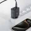 Acefast Ladegerät A57 GaN, PD 35W, 2x USB + USB-C, schwarz