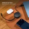 Feltekerhető kábel FIXED Retractable Cable USB-C - USB-C, PD 100W, 480Mbps, 1m, szürke